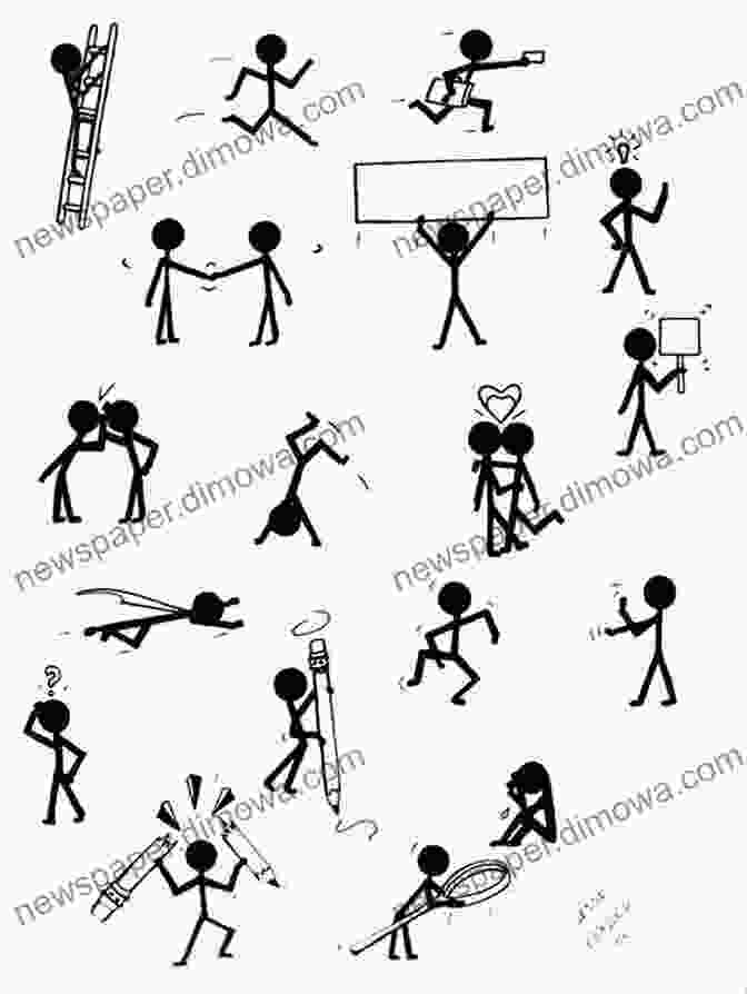 A Heartwarming Stick Figure Artwork Illustrating The Joy Of A Shared Kiss Stick Figures From Rockport Jennifer M Lane