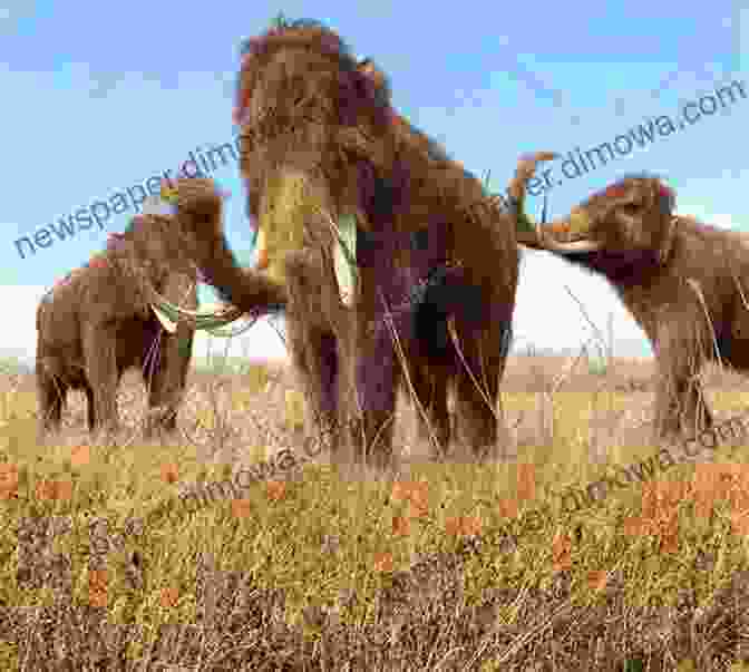 A Herd Of Woolly Mammoths Grazing In A Lush Meadow During The Ice Age. Once There Were Giants: The Golden Age Of Heavyweight Boxing