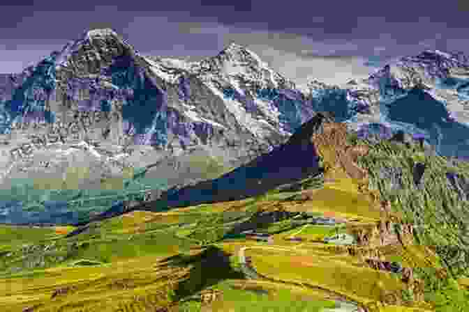 A Panoramic View Of The Swiss Alps We Borrowed Grandchildren For Swiss Vacation