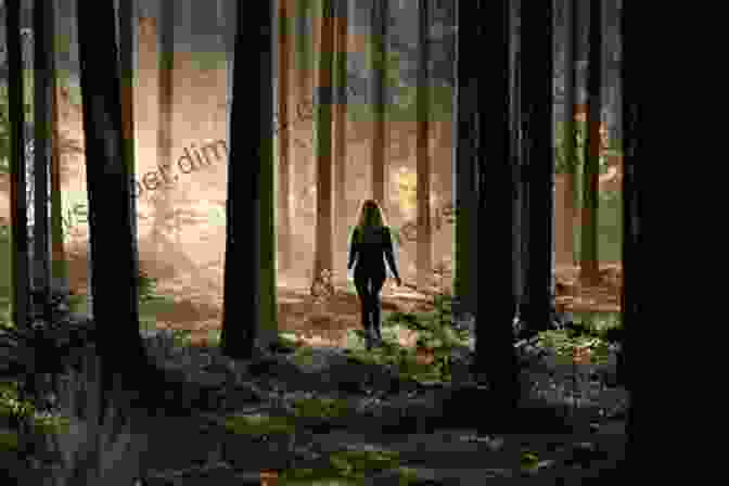 Anya Standing Alone In A Dark Forest, Confronting Her Fears Holding The Heart Of A Savage 2