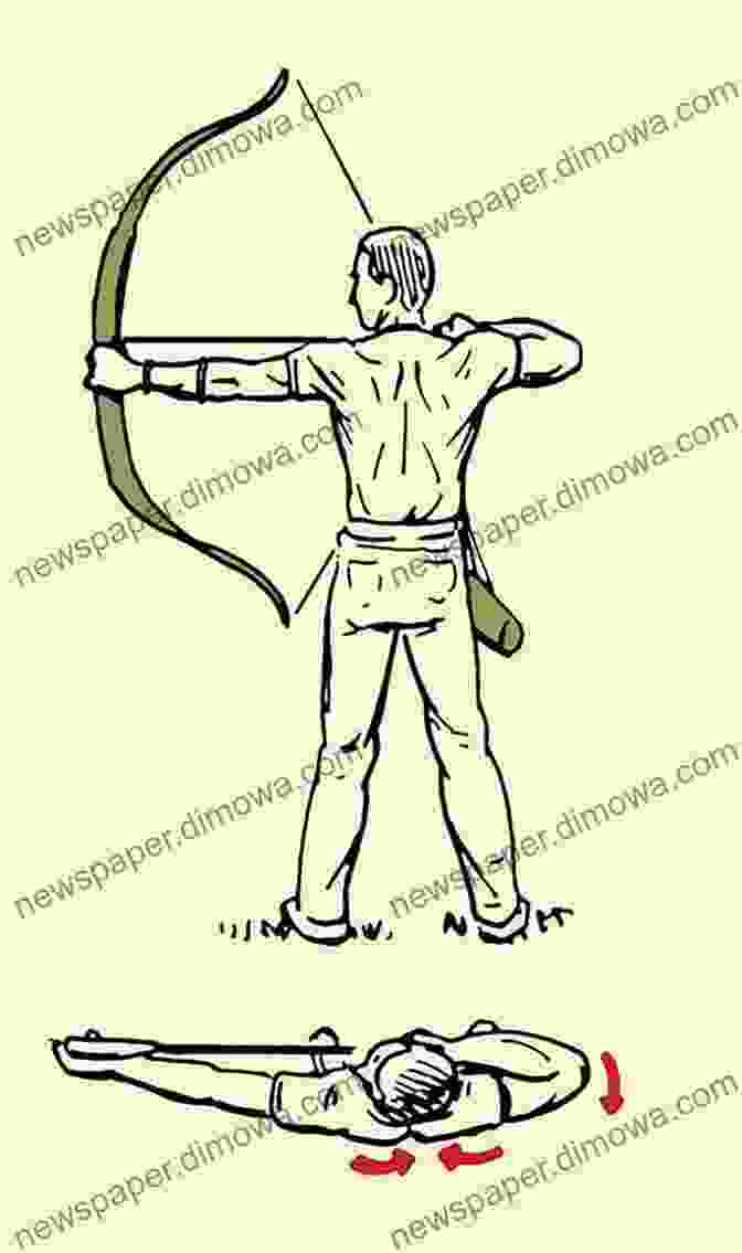 Archer Drawing A Bow, Ready To Shoot An Arrow How To Shoot A Bow And Arrow: Learning Traditional Archery