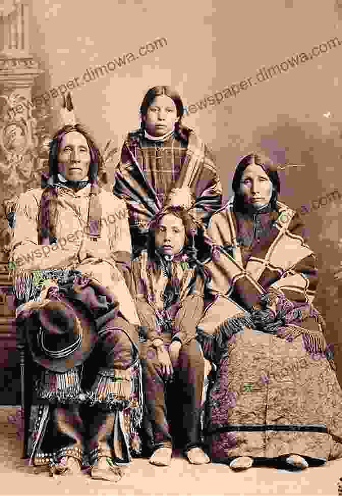 Peaslee's Photograph Of A Native American Family, Circa 1890 Ella Jessilyn Stewart Peaslee