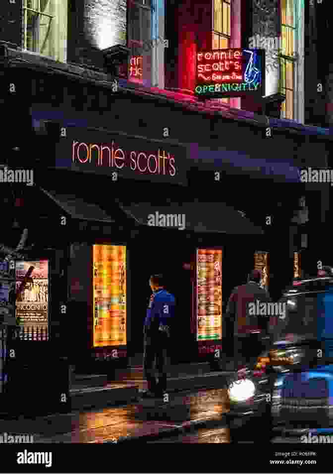 The Exterior Of A Jazz Club With A Neon Sign Hollywood Heart Jazz Jordan